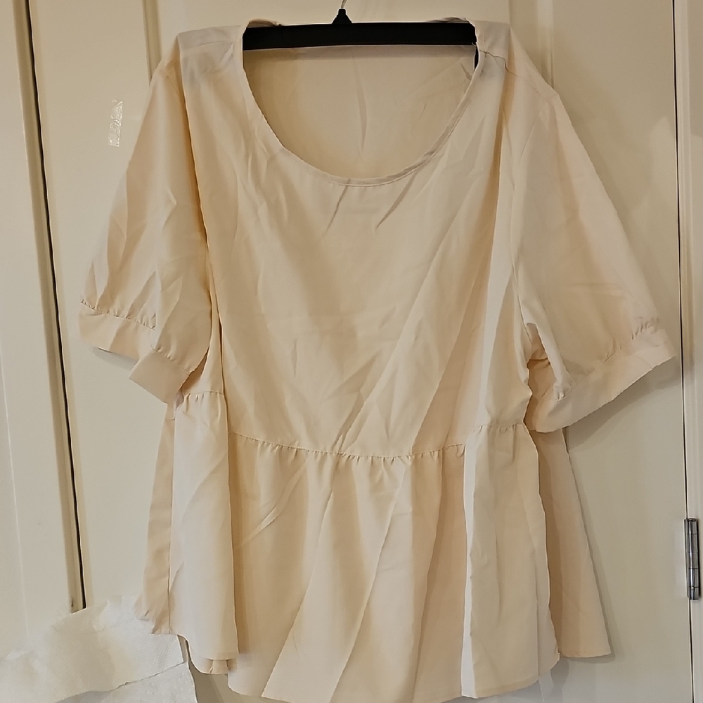 MAKEMECHIC Women's Blouse - Cream